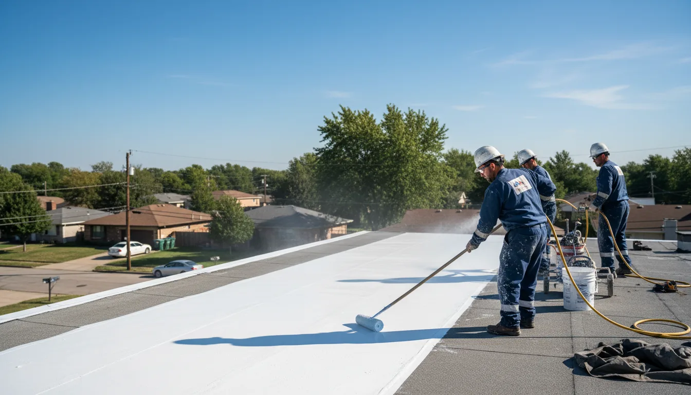 Commercial roof coating in Villa Grove, IL near me